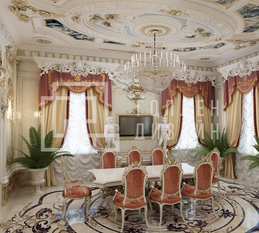 Стиль классицизм в дизайне интерьера 1