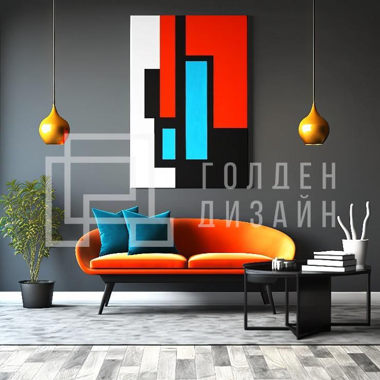 Дизайн интерьера в стиле баухауз 0