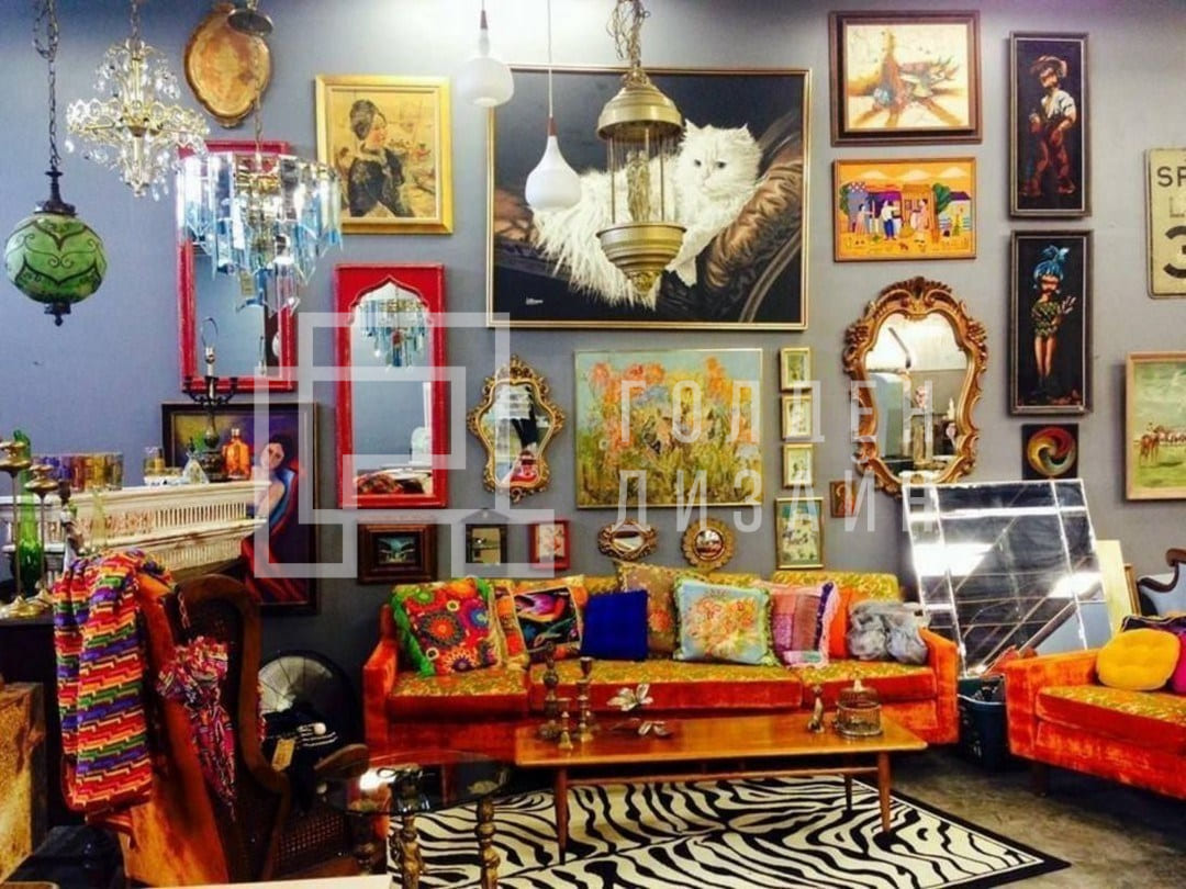 Эклектика в дизайне интерьера 2