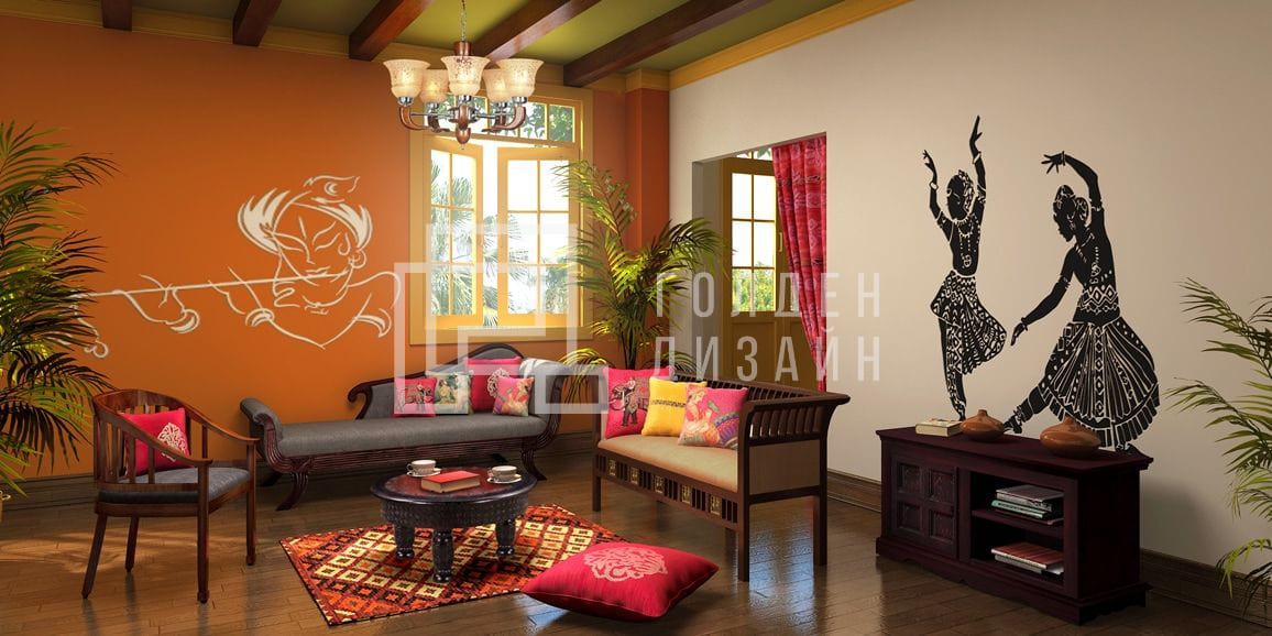 Национальные стили дизайна интерьера 5