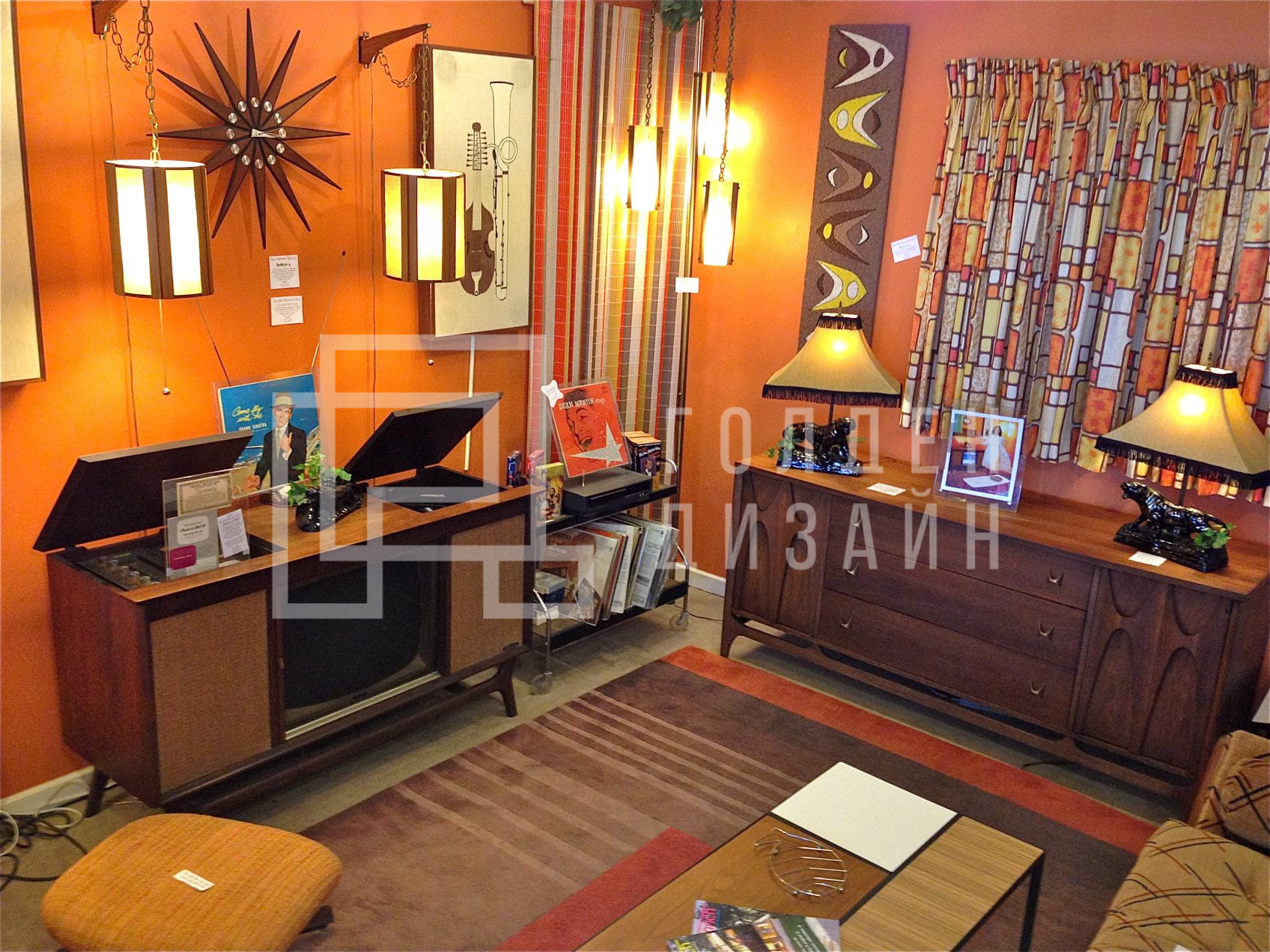 Винтаж в дизайне интерьера 0