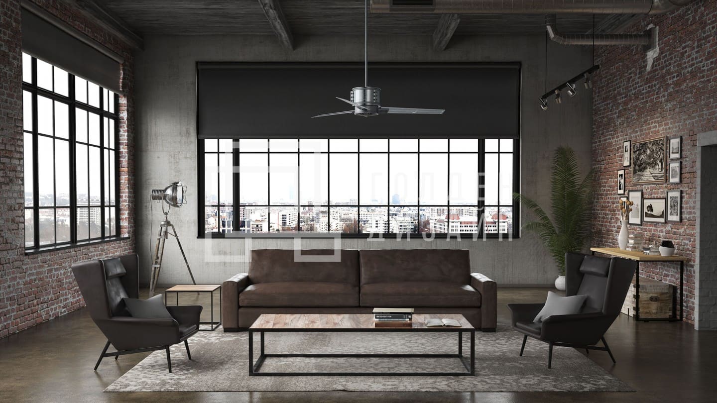 Индустриальный стиль в дизайне интерьера 1