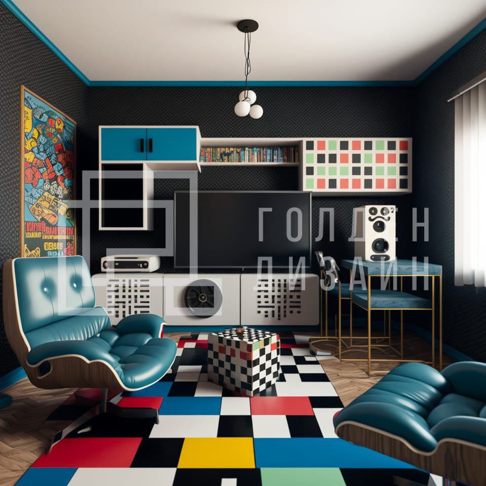 Дизайн интерьера в стиле баухауз 1