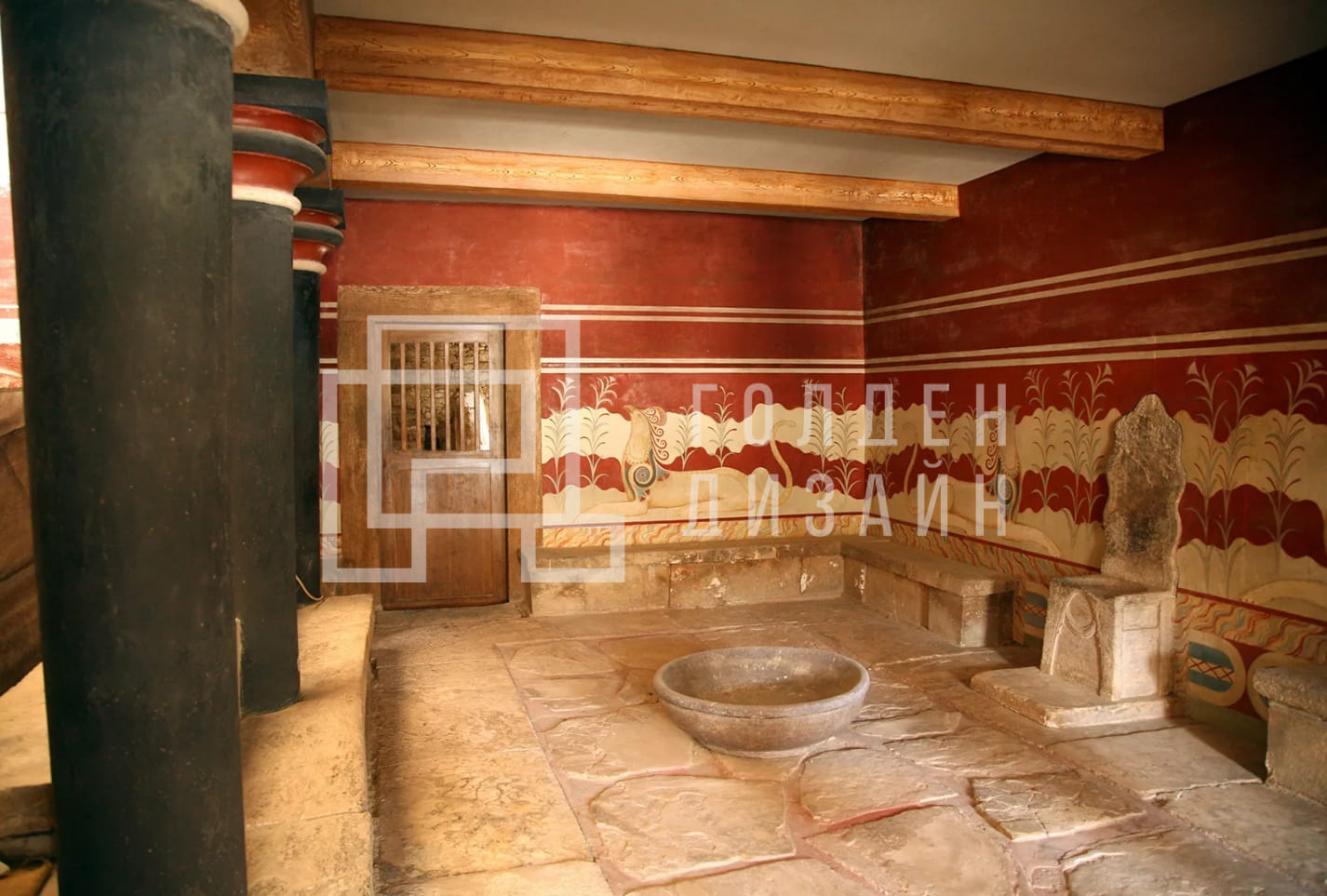 Египетский стиль в дизайне интерьера 1