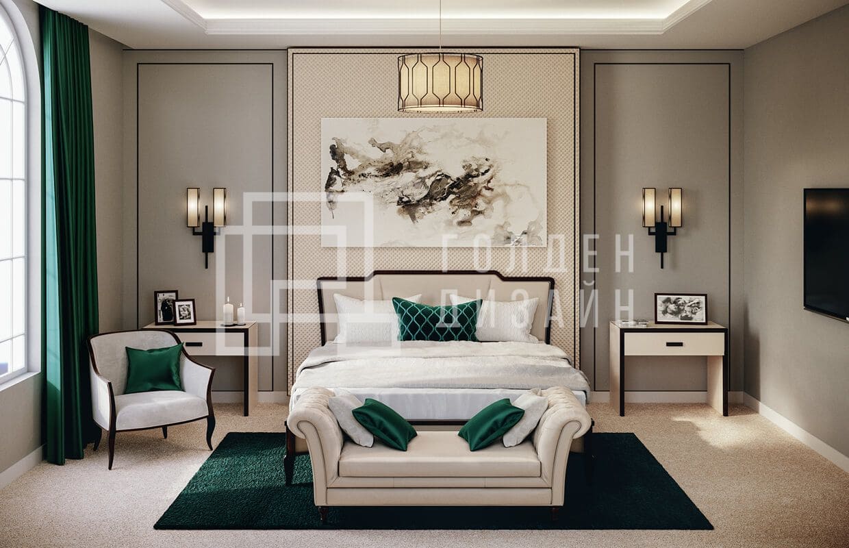 Американский стиль в дизайне интерьера 1