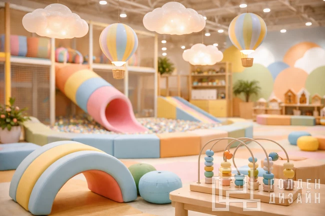 Дизайн интерьера детского центра