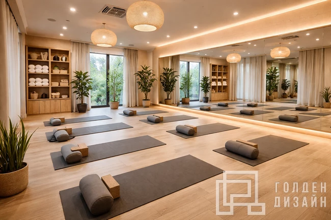 Дизайн интерьера фитнес-клуба