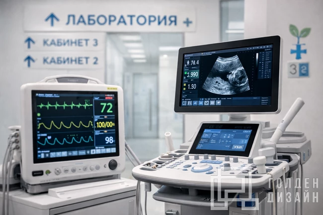 Дизайн интерьера медицинской клиники