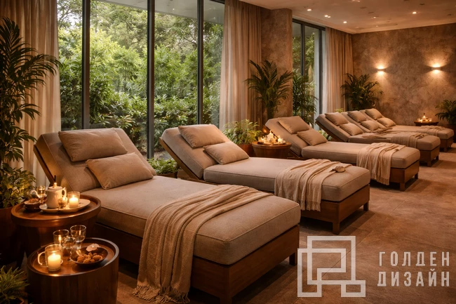 Дизайн интерьера SPA-центра